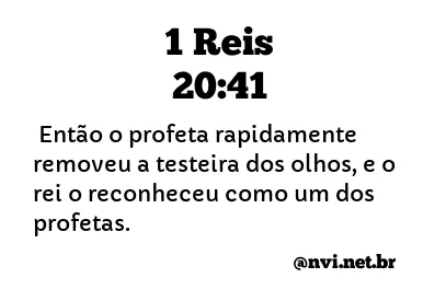 1 REIS 20:41 NVI NOVA VERSÃO INTERNACIONAL