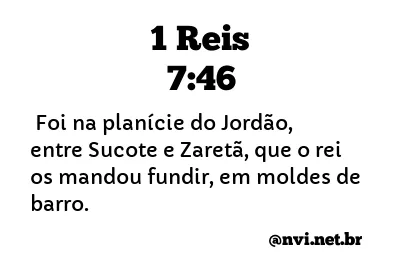 1 REIS 7:46 NVI NOVA VERSÃO INTERNACIONAL