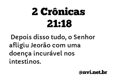 2 CRÔNICAS 21:18 NVI NOVA VERSÃO INTERNACIONAL