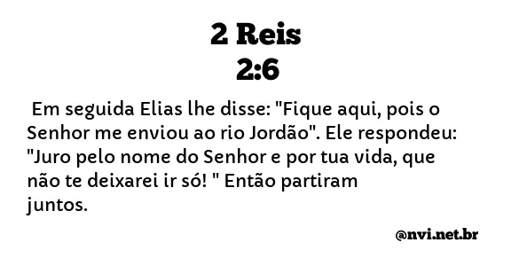 2 REIS 2:6 NVI NOVA VERSÃO INTERNACIONAL