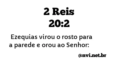 2 REIS 20:2 NVI NOVA VERSÃO INTERNACIONAL