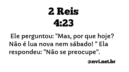 2 REIS 4:23 NVI NOVA VERSÃO INTERNACIONAL