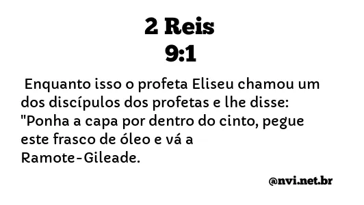 2 REIS 9:1 NVI NOVA VERSÃO INTERNACIONAL