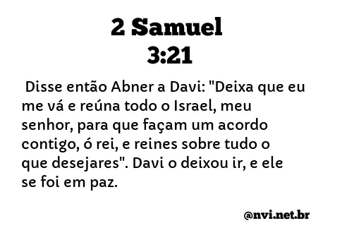 2 SAMUEL 3:21 NVI NOVA VERSÃO INTERNACIONAL