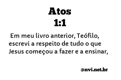 ATOS 1:1 NVI NOVA VERSÃO INTERNACIONAL