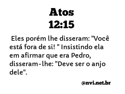 ATOS 12:15 NVI NOVA VERSÃO INTERNACIONAL