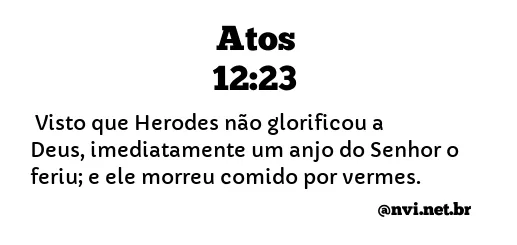 ATOS 12:23 NVI NOVA VERSÃO INTERNACIONAL