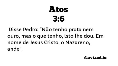 ATOS 3:6 NVI NOVA VERSÃO INTERNACIONAL