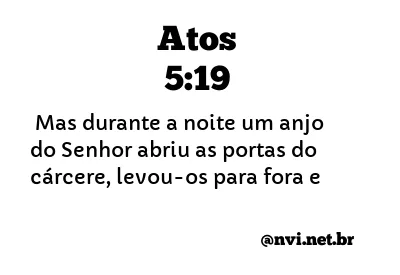 ATOS 5:19 NVI NOVA VERSÃO INTERNACIONAL