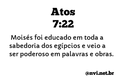 ATOS 7:22 NVI NOVA VERSÃO INTERNACIONAL