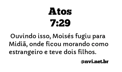 ATOS 7:29 NVI NOVA VERSÃO INTERNACIONAL