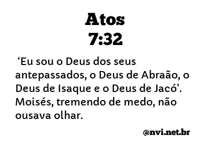 ATOS 7:32 NVI NOVA VERSÃO INTERNACIONAL