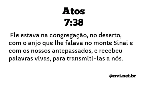 ATOS 7:38 NVI NOVA VERSÃO INTERNACIONAL