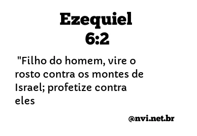 EZEQUIEL 6:2 NVI NOVA VERSÃO INTERNACIONAL