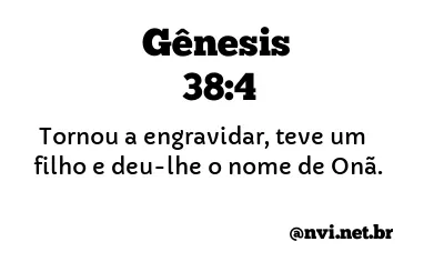 GÊNESIS 38:4 NVI NOVA VERSÃO INTERNACIONAL