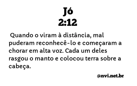 JÓ 2:12 NVI NOVA VERSÃO INTERNACIONAL