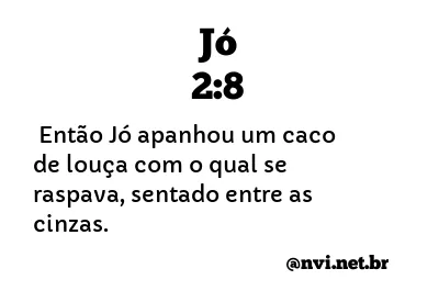 JÓ 2:8 NVI NOVA VERSÃO INTERNACIONAL