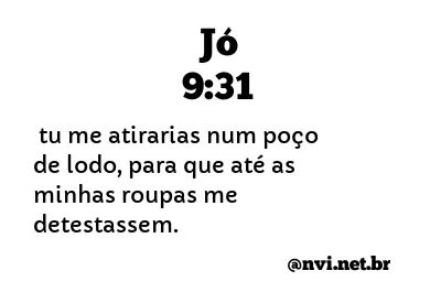 JÓ 9:31 NVI NOVA VERSÃO INTERNACIONAL