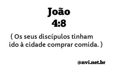 JOÃO 4:8 NVI NOVA VERSÃO INTERNACIONAL