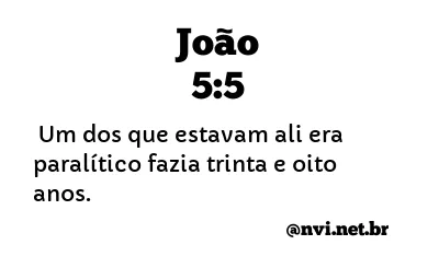 JOÃO 5:5 NVI NOVA VERSÃO INTERNACIONAL