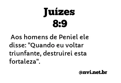 JUÍZES 8:9 NVI NOVA VERSÃO INTERNACIONAL