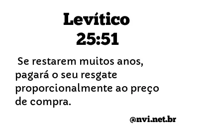 LEVÍTICO 25:51 NVI NOVA VERSÃO INTERNACIONAL