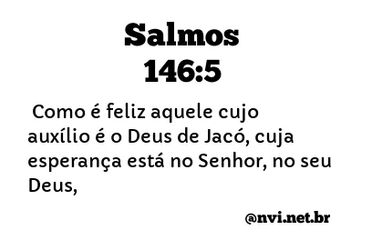 SALMOS 146:5 NVI NOVA VERSÃO INTERNACIONAL